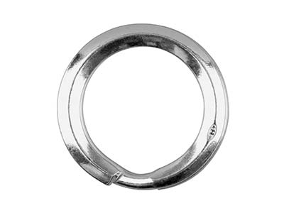 Anello A Spirale Per Portachiavi, 24 Mm, Argento 925 - Immagine Standard - 2