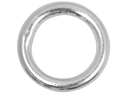 Anello Terminale Chiuso 8 Mm, Argento 925, Conf. Da 10