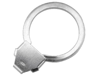 Portachiavi 25 Mm, Argento 925