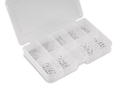 Assortimento Di Anelli Di Chiusura Da 2,50 A 10 Mm, Argento 925 - Immagine Standard - 2