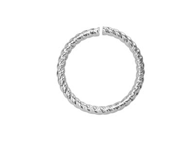 Anello Finale Ritorto 10 Mm, Argento 925 - Immagine Standard - 1