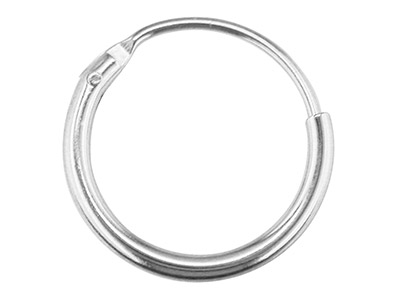 Confezione Da 6 Orecchini Alla Creola, Pesanti, 18 Mm, Argento 925
