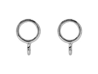 Stelo Del Cerchio Della Vita 6 MM Con Anello, Argento 925, Coppia - Immagine Standard - 2