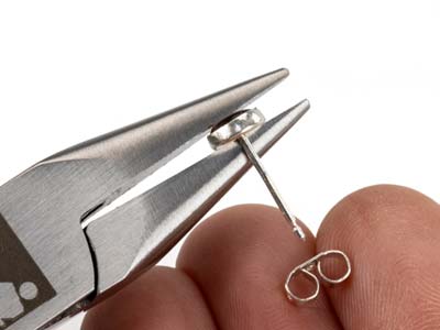 Stelo Per Orecchini 9,5 X 0,8 Mm, Argento Sterling, Confezione Da 10 Paia 100% Argento Riciclato - Immagine Standard - 4