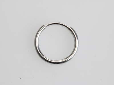 Orecchini A Cerchio Da 12 Mm, Argento 925, Paio - Immagine Standard - 5