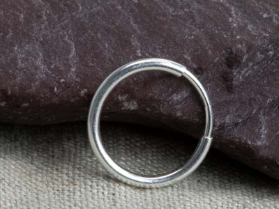 Orecchini A Cerchio Da 12 Mm, Argento 925, Paio - Immagine Standard - 6