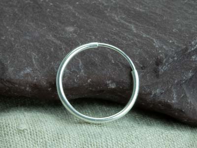 Creoli Da 16 Mm, Argento 925, Paio - Immagine Standard - 6