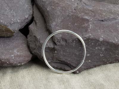 Orecchino A Cerchio 24 Mm, Argento 925, Paio - Immagine Standard - 6