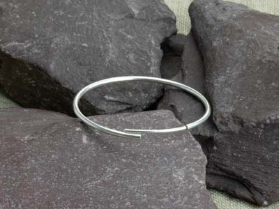 Orecchino A Cerchio 30 Mm, Argento 925, Paio - Immagine Standard - 8