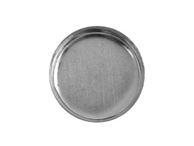Supporto Cabochon Rotondo Da 6 Mm, Argento 925, Sacchetto Da 6 - Immagine Standard - 2