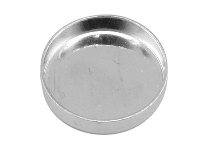 Supporto Cabochon Tondo Da 14 Mm, Argento 925