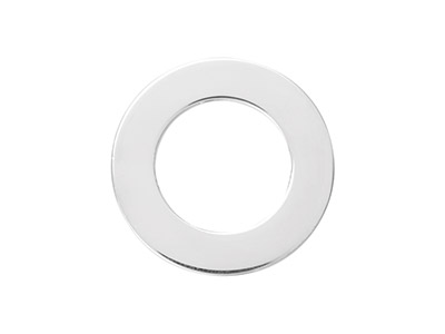Rondella Piatta 20 Mm, Argento 925 Temprato, Sacchetto Da 3