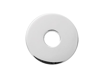 Confezione Da 3 Rondelle Semilavorate Per Stampaggio, 20 Mm, Argento 925 - Immagine Standard - 1