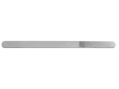 Bracciale Rigido Semilavorato Per Stampaggio, 150 X 10 Mm, Argento 925