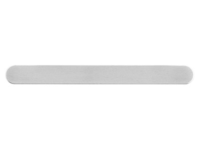 Bracciale Rigido Semilavorato Per Stampaggio, 150 X 15 Mm, Argento 925