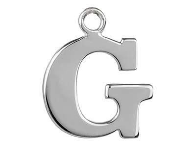 Ciondolo-Lettera-G,-Argento-925
