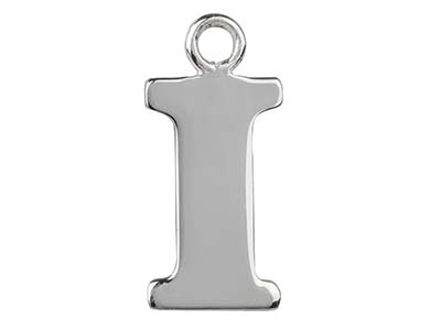 Ciondolo Lettera I, Argento 925