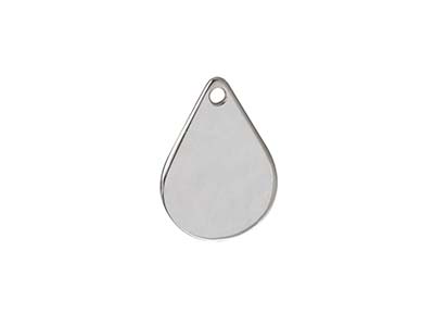 St Sil Teardrop 10x14mm Sb Pk 5