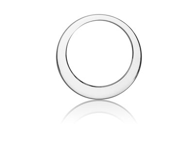 Rondella Asimmetrica 20 Mm, Argento925