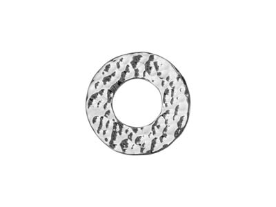 Rondella Martellata 15 Mm, Argento 925