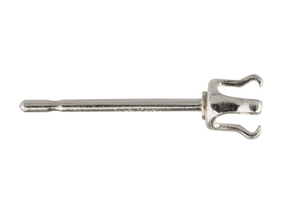 Tige Chaton 4 Griffe 3 Mm, Argento 925, Al Pezzo - Immagine Standard - 3