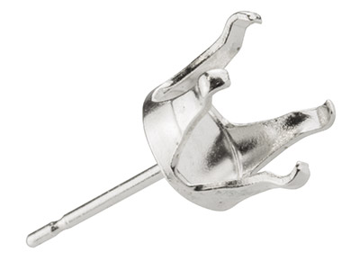 Stelo Chaton 4 Griffe 8 Mm, Argento925, A Pezzo - Immagine Standard - 1