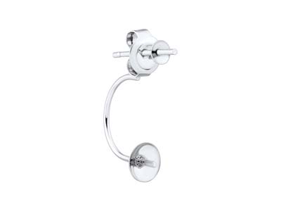 St Sil 3mm Cup & Peg With Ee 4mm Drop Ear Back - Immagine Standard - 2