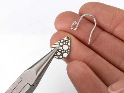 Gancio Portafilo Con Pallina, Argento 925, Sacchetto Da 10 Paia - Immagine Standard - 4