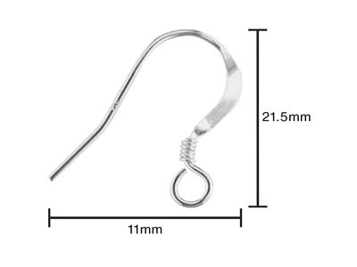 Gancio Filo Con Anello, Argento 925, Sacchetto 10 Paia - Immagine Standard - 3