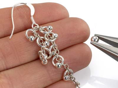 Gancio Filo Con Anello, Argento 925, Sacchetto 10 Paia - Immagine Standard - 4