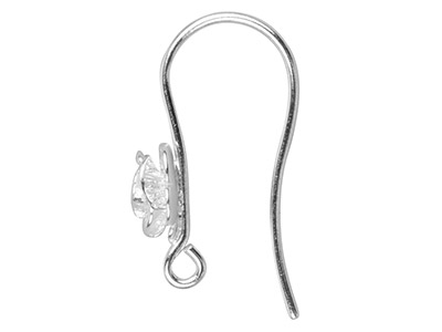 Ganci Per Orecchini Fantasia, Modello Rose, Argento 925, Sacchetto Da 3 Paia