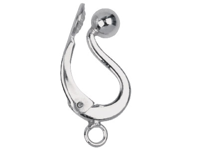 Dormiente Con Sfera Da 4 MM E Anello, Argento 925, Coppia