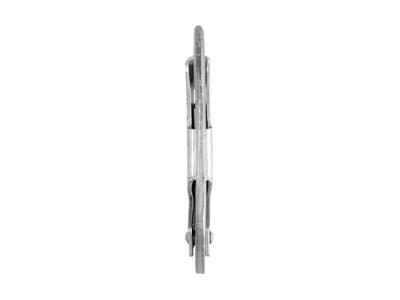 Dormiente Con Anello Integrato, Argento 925, Pezzo - Immagine Standard - 2