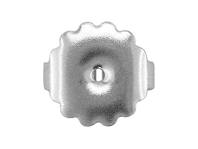 Chiusura A Farfalla, Modello Grande, Argento 925, Confezione Da 5 Paia - Immagine Standard - 3