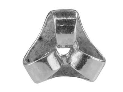 Farfalla 3 Bracci 5 Mm, Argento 925, Sacchetto Da 10 Paia - Immagine Standard - 2