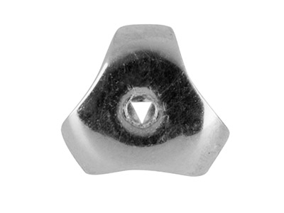 Farfalla 3 Bracci 5 Mm, Argento 925, Sacchetto Da 10 Paia - Immagine Standard - 3