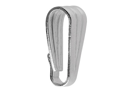 Asola Aperta Scanalata 10,5 Mm, Argento 925, Sacchetto Da 10 - Immagine Standard - 3