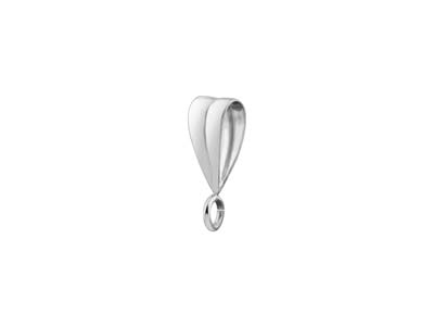 Bail Scanalata Da 6,30 MM Con Anello Aperto Fisso, Argento 925