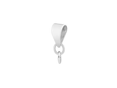 Portagioie Da 3 MM Con 2 Anelli Chiusi, Argento 925