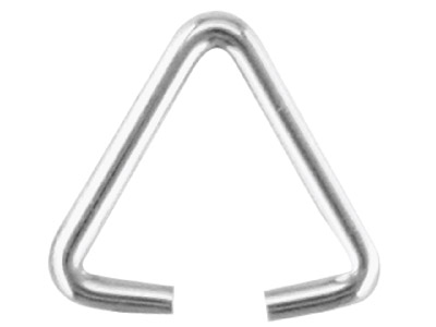 Portagioie Filo Triangolare 5,5 Mm,argento 925, Sacchetto Da 10