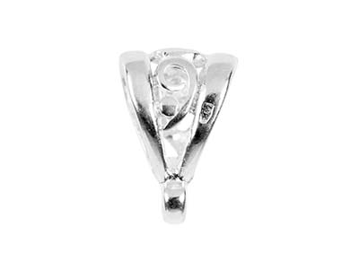 Ciondolo Decorativo Con Gancio 8 X5mm, Argento 925, Sacchetto Da 10
