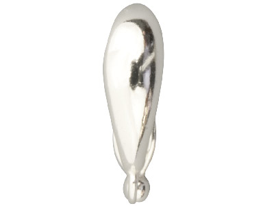 Clip Con Anello Da 14 Mm, Apertura Interna Da 5,5 Mm, Argento 925 - Immagine Standard - 3
