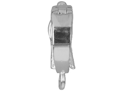 Clip Con Anello Da 14 Mm, Apertura Interna Da 7 Mm, Argento 925 - Immagine Standard - 3