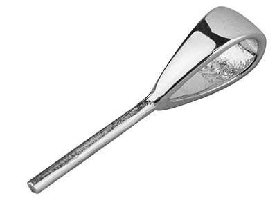 Asola Con Stelo Da 10 Mm, Argento 925