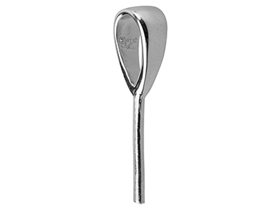 Asola Con Stelo Da 10 Mm, Argento 925 - Immagine Standard - 2