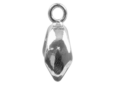 Passante Per Ciondolo Ornamentale Con Anello Da 12 Mm, Argento 925