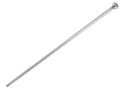 Stelo Da 75 MM Con Testa A Sfera Da2 Mm, Argento 925, Sacchetto Da 20