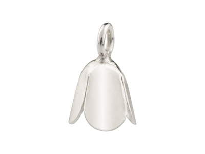Campana Con Bordo Decorativo, Modello Piccolo, Argento 925, Sacchetto Da 6 - Immagine Standard - 2