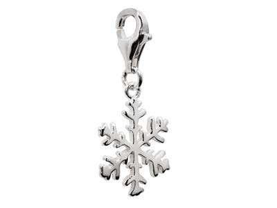 Ciondolo Fiocco Di Neve Con Piccologancio, Argento 925 - Immagine Standard - 2