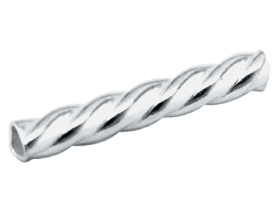 Distanziatore Per Tubo Intrecciato 10 X 1,50 Mm, Argento 925, Sacchetto Da 25 Argento 925